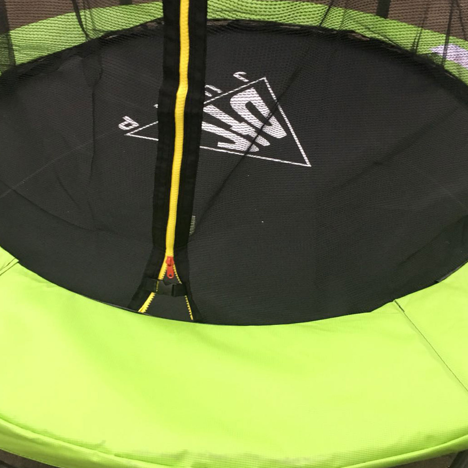 Батут DFC JUMP 12 ft apple green складной, сетка, чехол, 366 см