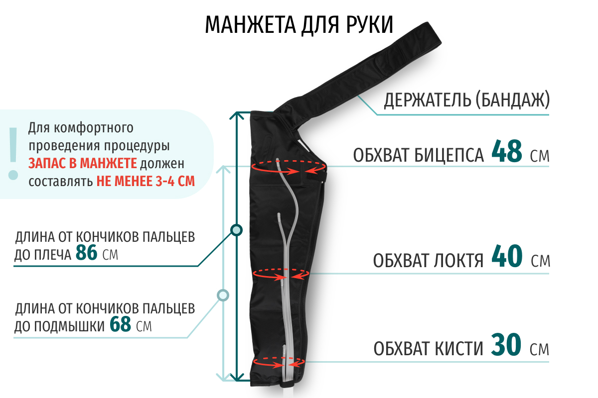 Лимфодренажный аппарат WelbuTech Seven Liner ZAM-01 ПОЛНЫЙ, XL (аппарат + ноги + рука + пояс)