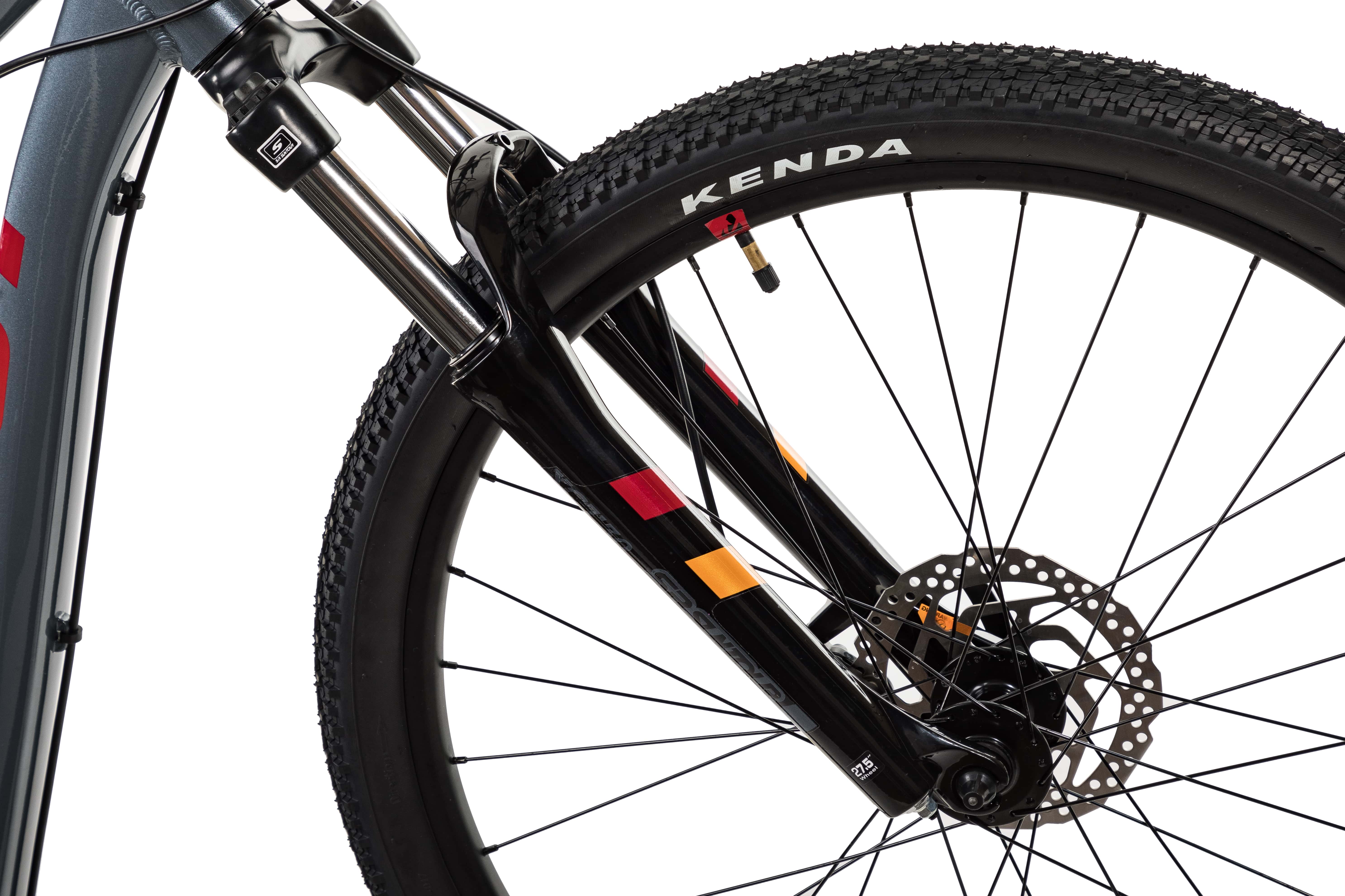 Велосипед Aspect STIMUL 27.5 16" Серо-оранжевый (2022)