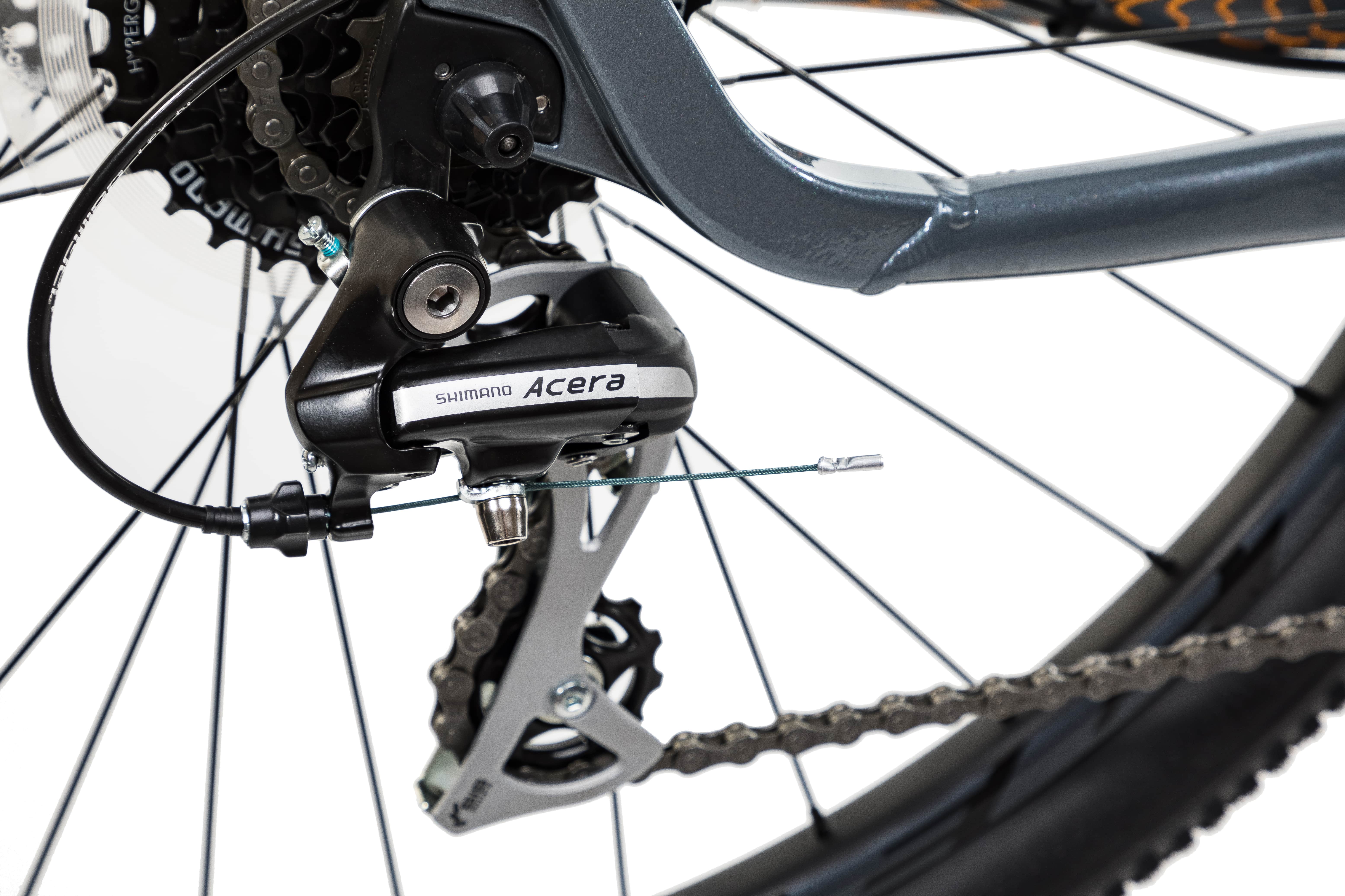 Велосипед Aspect STIMUL 27.5 16" Серо-оранжевый (2022)