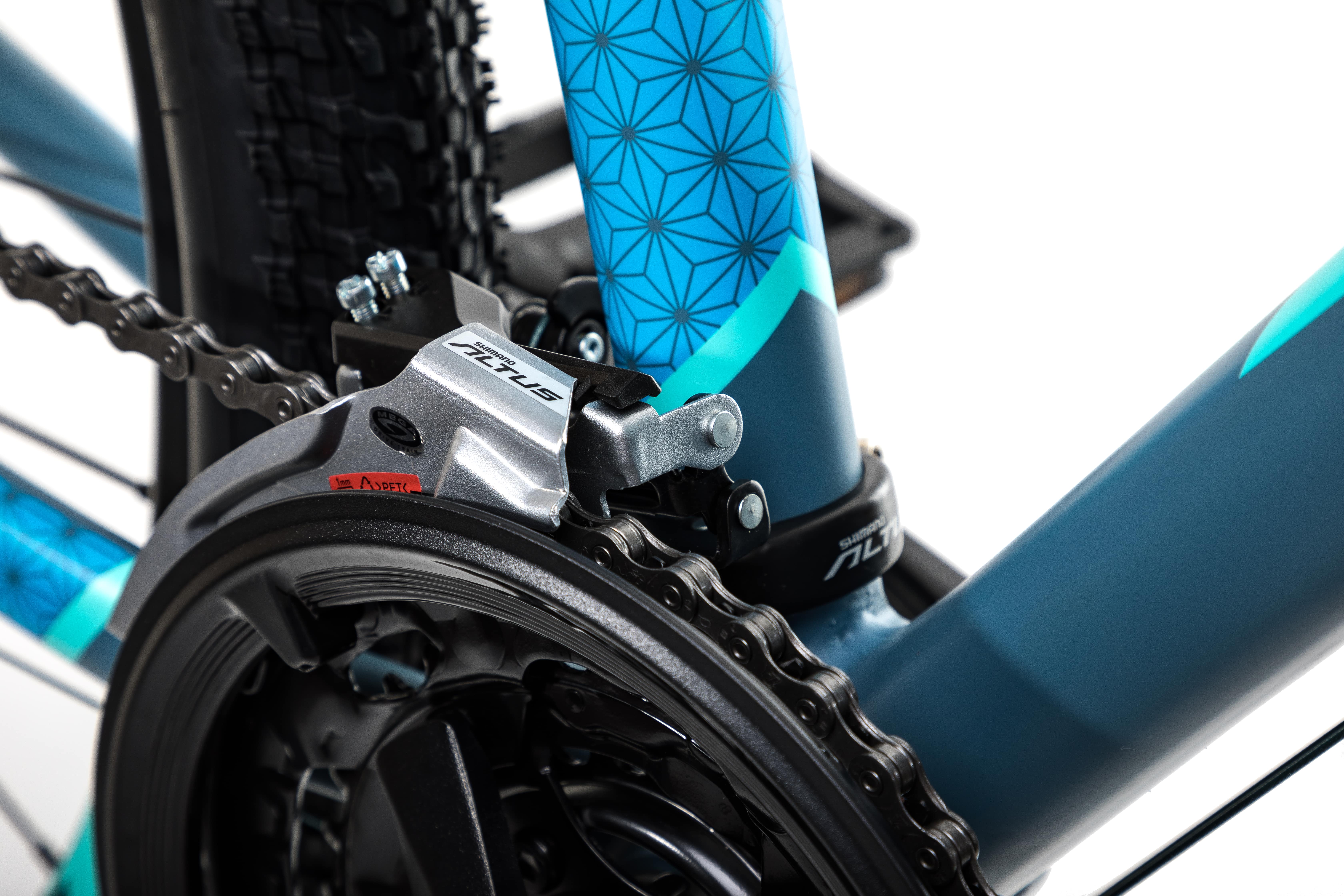 Велосипед Aspect AURA 27.5 18" Сине-розовый (2022)