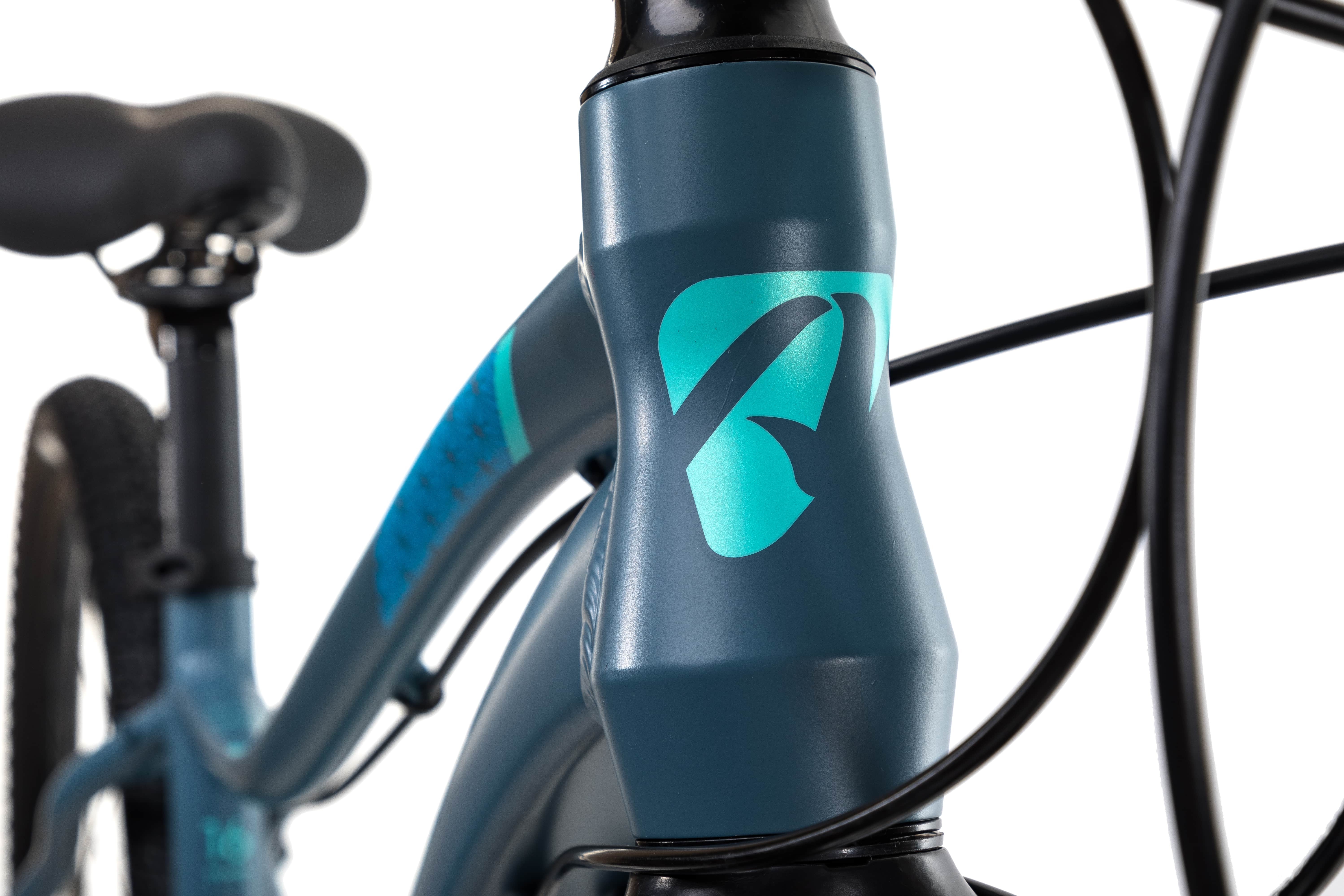 Велосипед Aspect AURA 27.5 14.5" Серо-бирюзовый (2022)