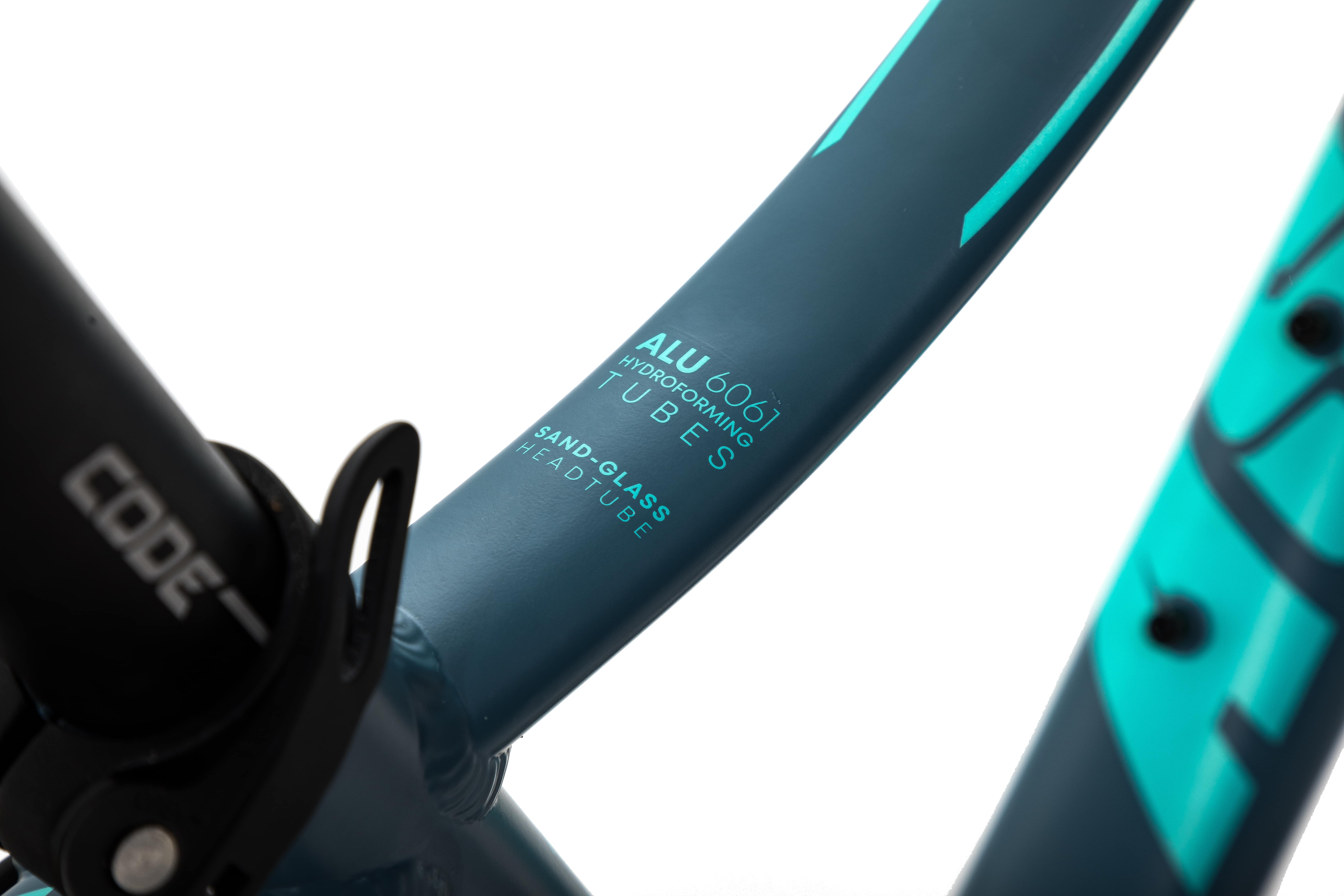 Велосипед Aspect AURA 27.5 14.5" Серо-бирюзовый (2022)