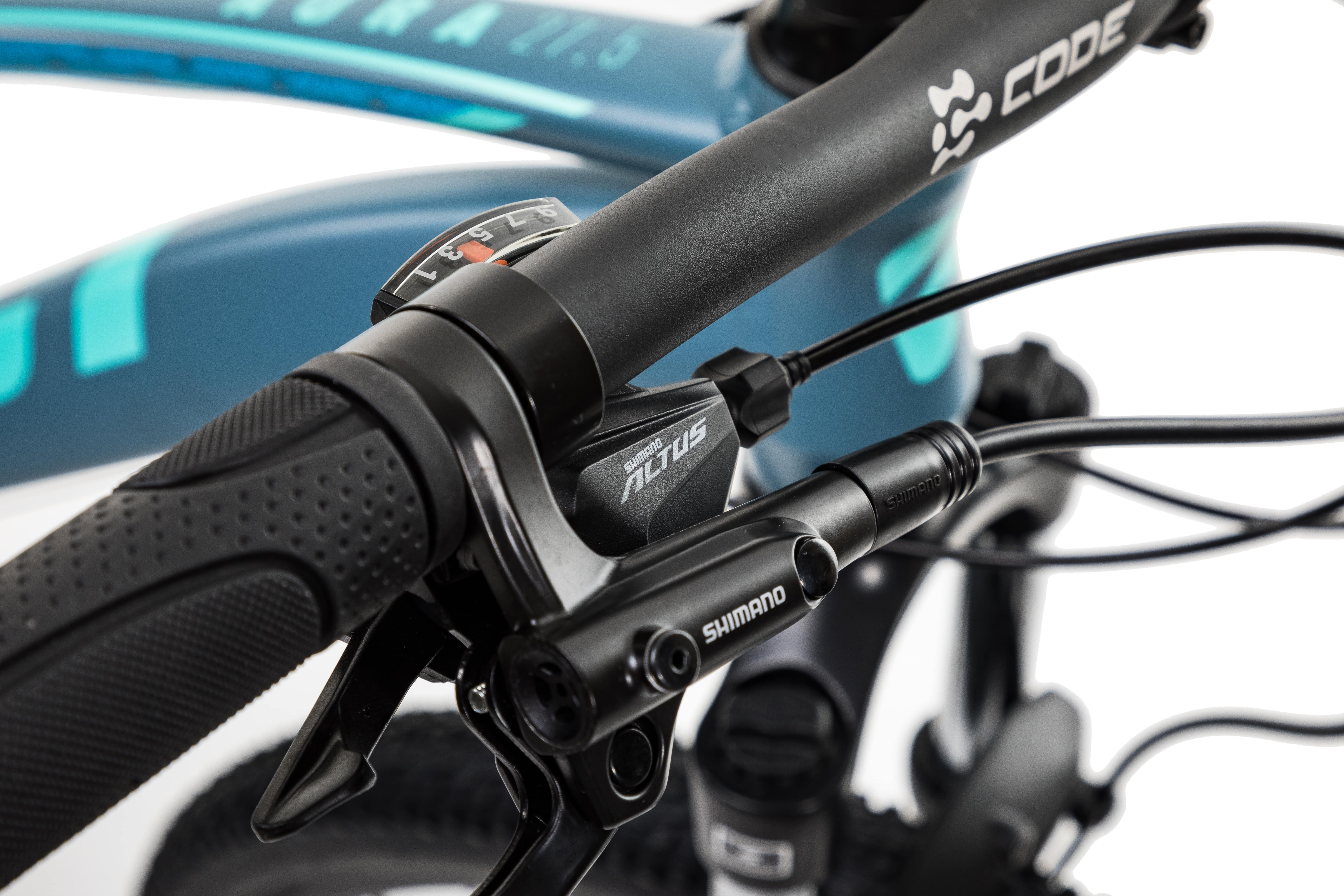 Велосипед Aspect AURA 27.5 14.5" Серо-бирюзовый (2022)