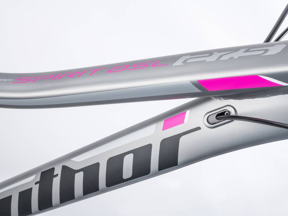 Велосипед Author Spirit ASL 14" (22) серебро/черный/розовый