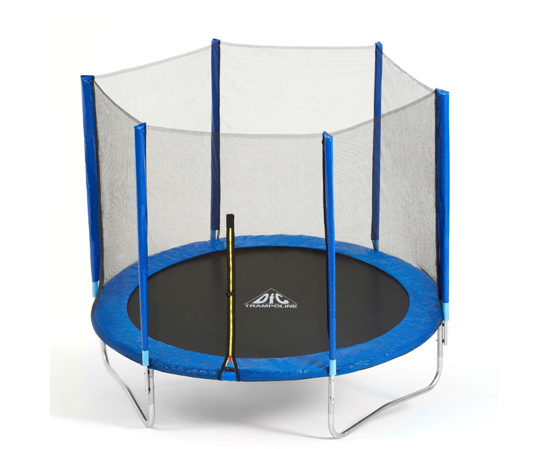 Батут DFC Trampoline Fitness 8 ft внешняя сетка, синий (244 см)