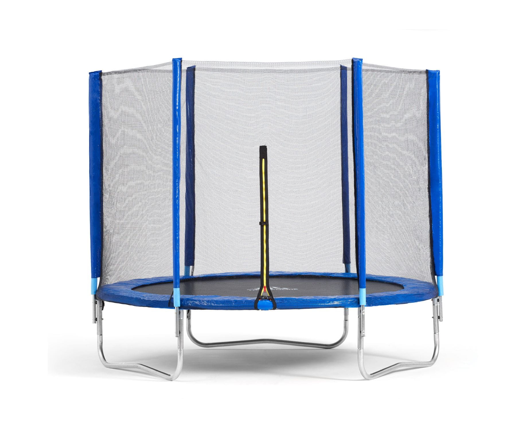 Батут DFC Trampoline Fitness 8 ft внешняя сетка, синий (244 см)