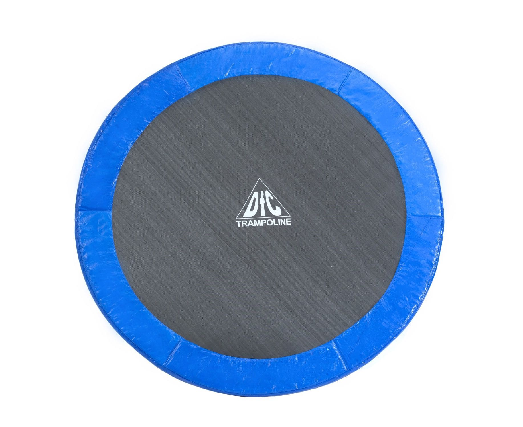 Батут DFC Trampoline Fitness 8 ft внешняя сетка, синий (244 см)