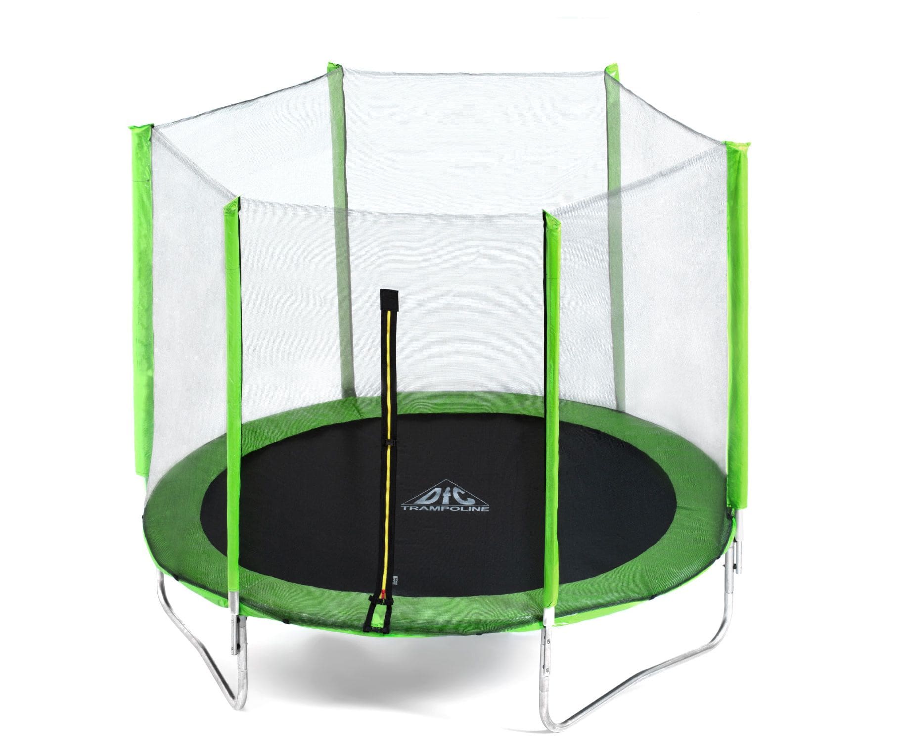 Батут DFC Trampoline Fitness 5 ft внешняя сетка, светло-зелёный (152 см)