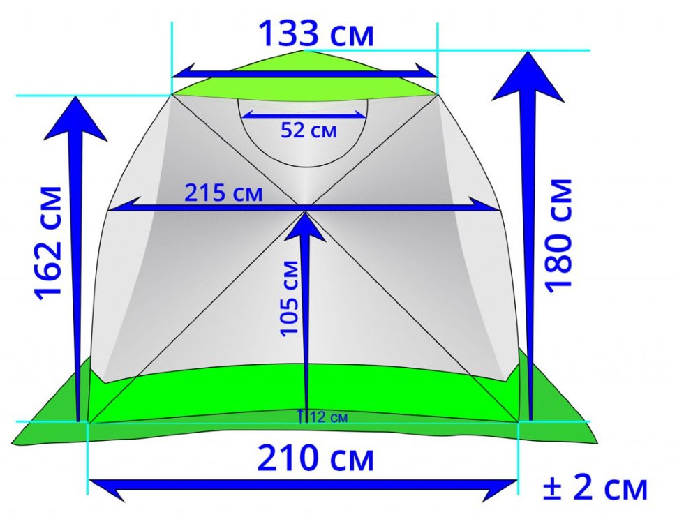 Палатка Лотос Куб 3 Классик С9Т_2022