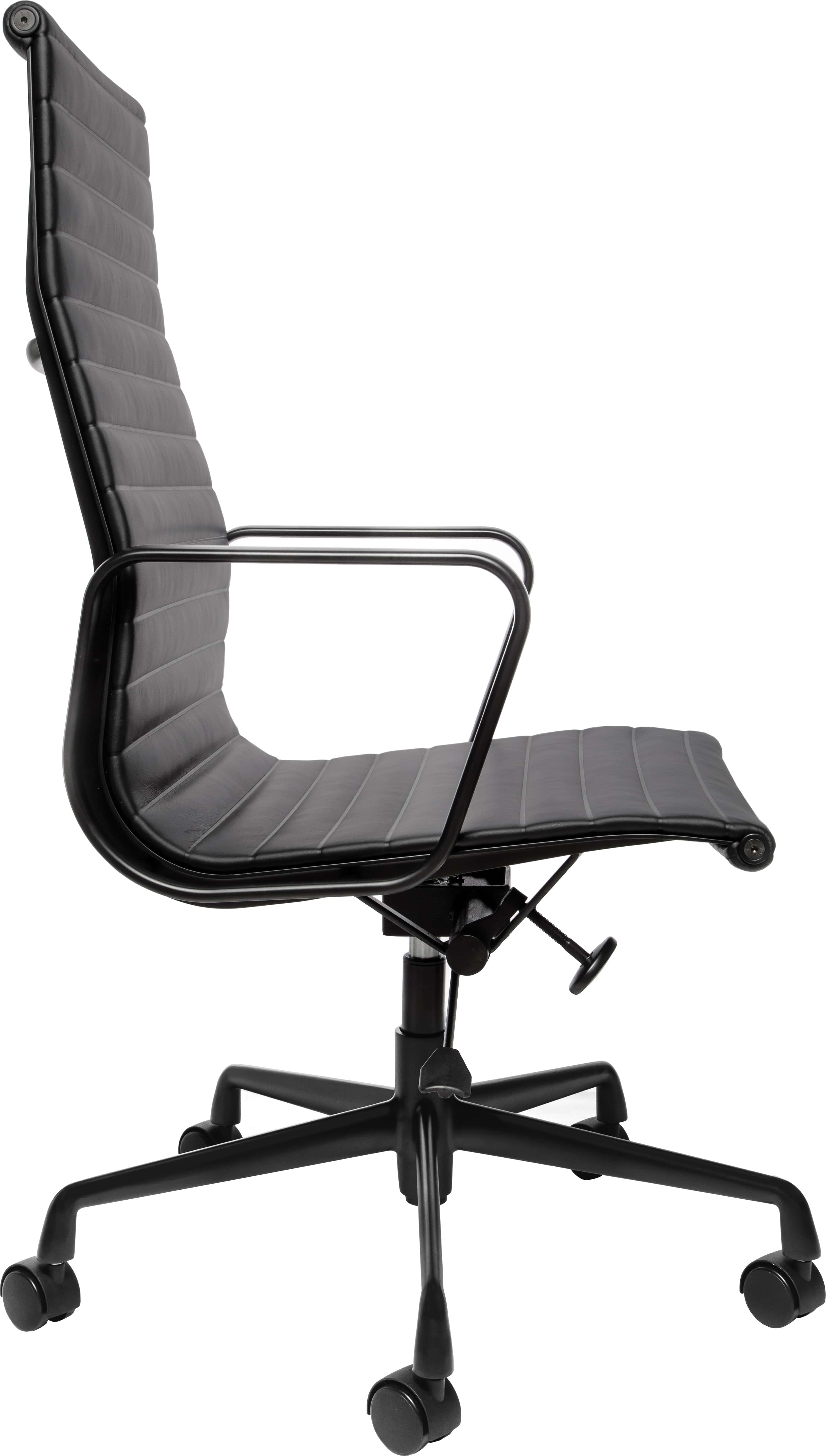 Эргономичное кресло Eames Ribbed Office Chair EA 119, Total Black