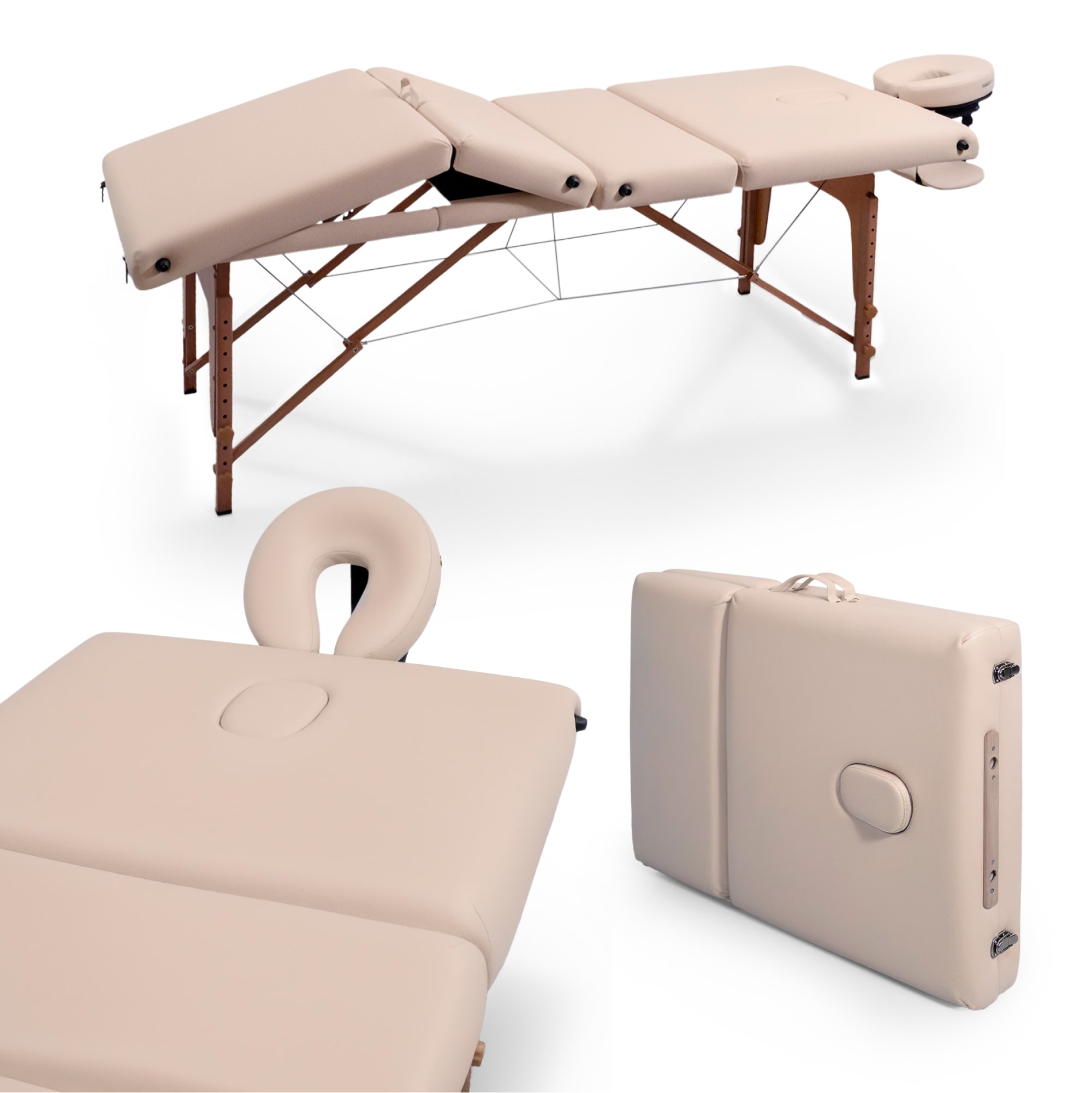 Складной массажный стол Unix  Premium Cream