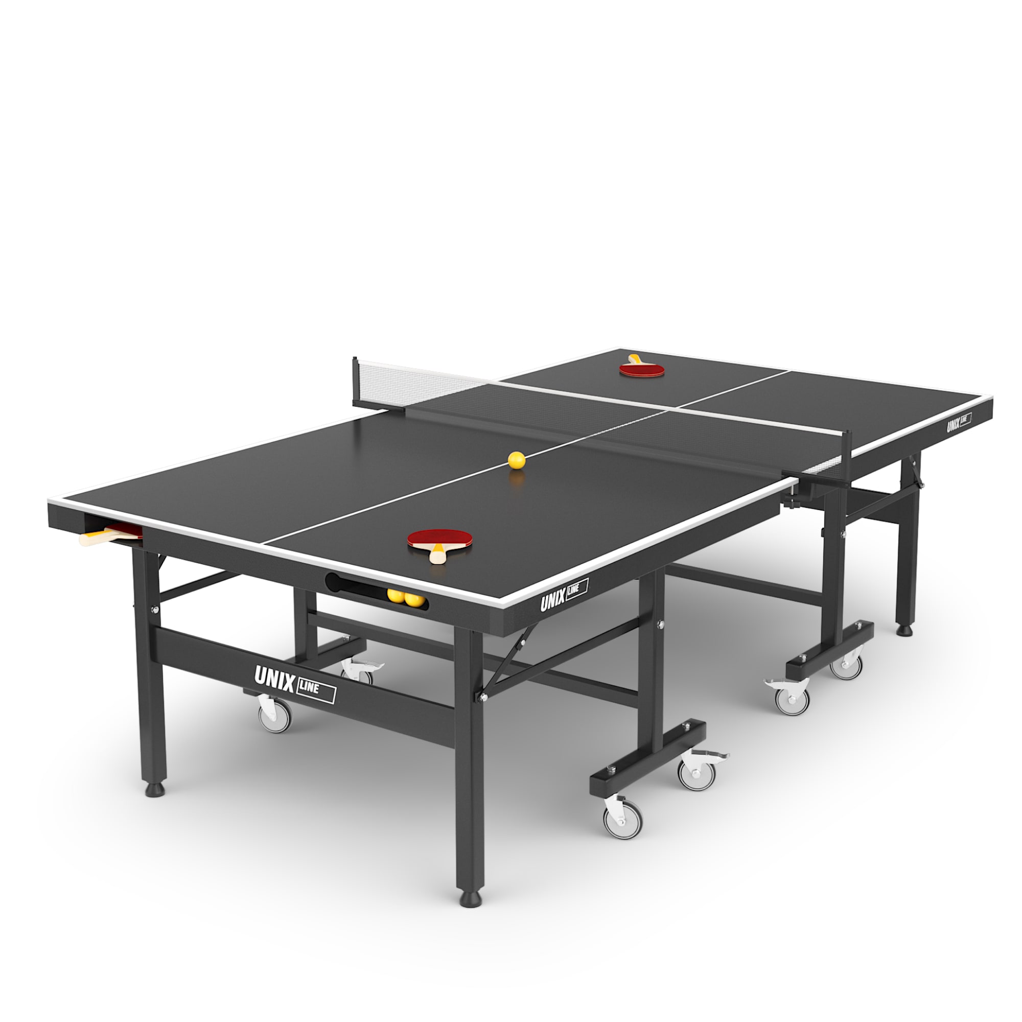 Теннисный стол UNIX line Extra Outdoor 6 mm ACP (Black)
