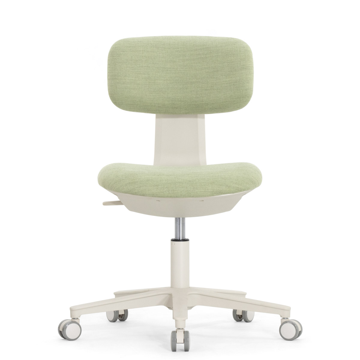 Эргономичное кресло Falto Rookie Plus (поворот спинки, ткань, каркас светлый, зелёный)