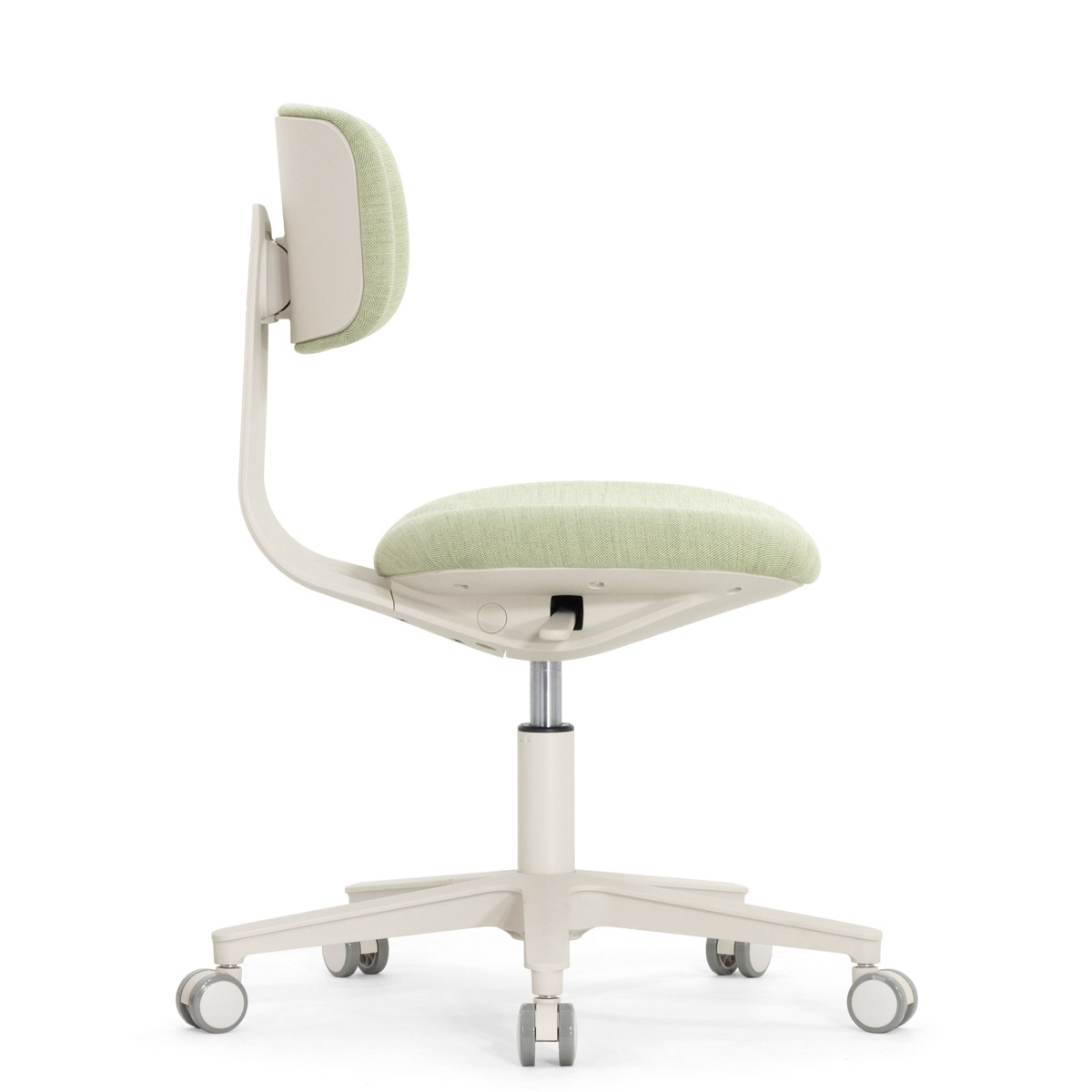 Эргономичное кресло Falto Rookie Plus (поворот спинки, ткань, каркас светлый, зелёный)