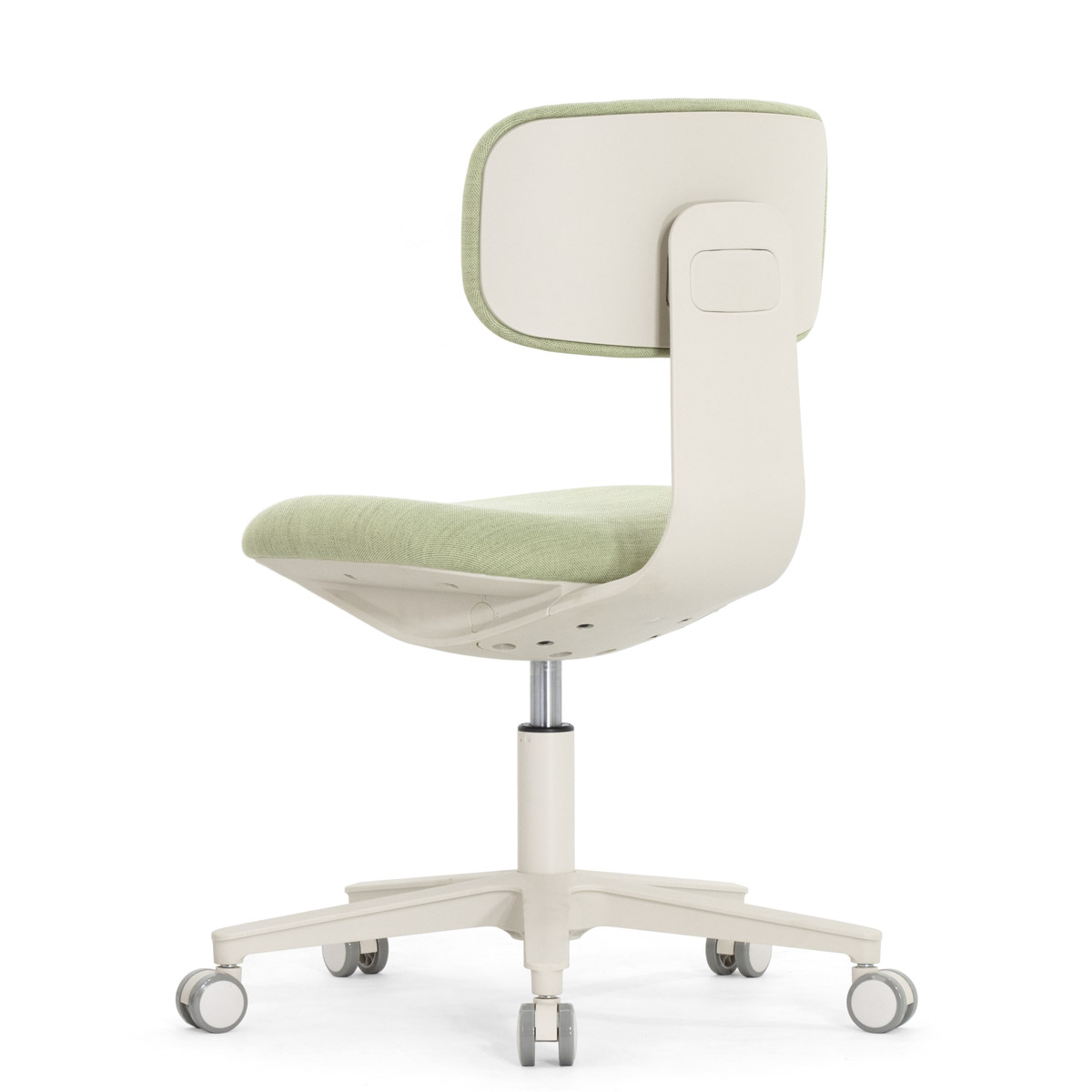 Эргономичное кресло Falto Rookie Plus (поворот спинки, ткань, каркас светлый, зелёный)