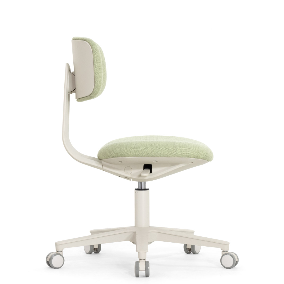 Эргономичное кресло Falto Rookie Plus (поворот спинки, ткань, каркас светлый, зелёный)
