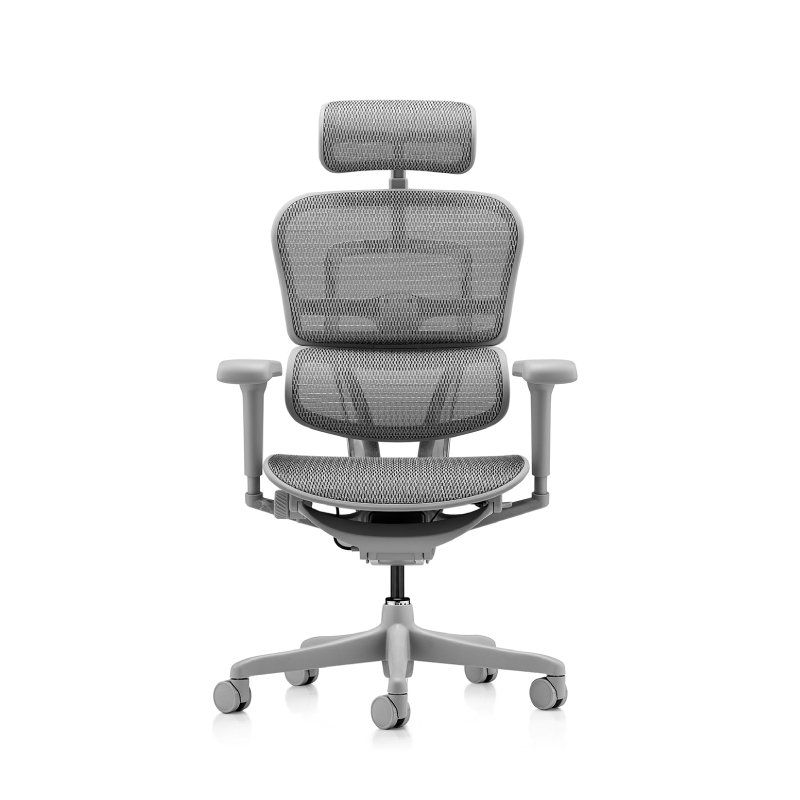 Эргономичное кресло Falto Ergohuman 2 Ultra (наклон вперёд, сетка, серый)