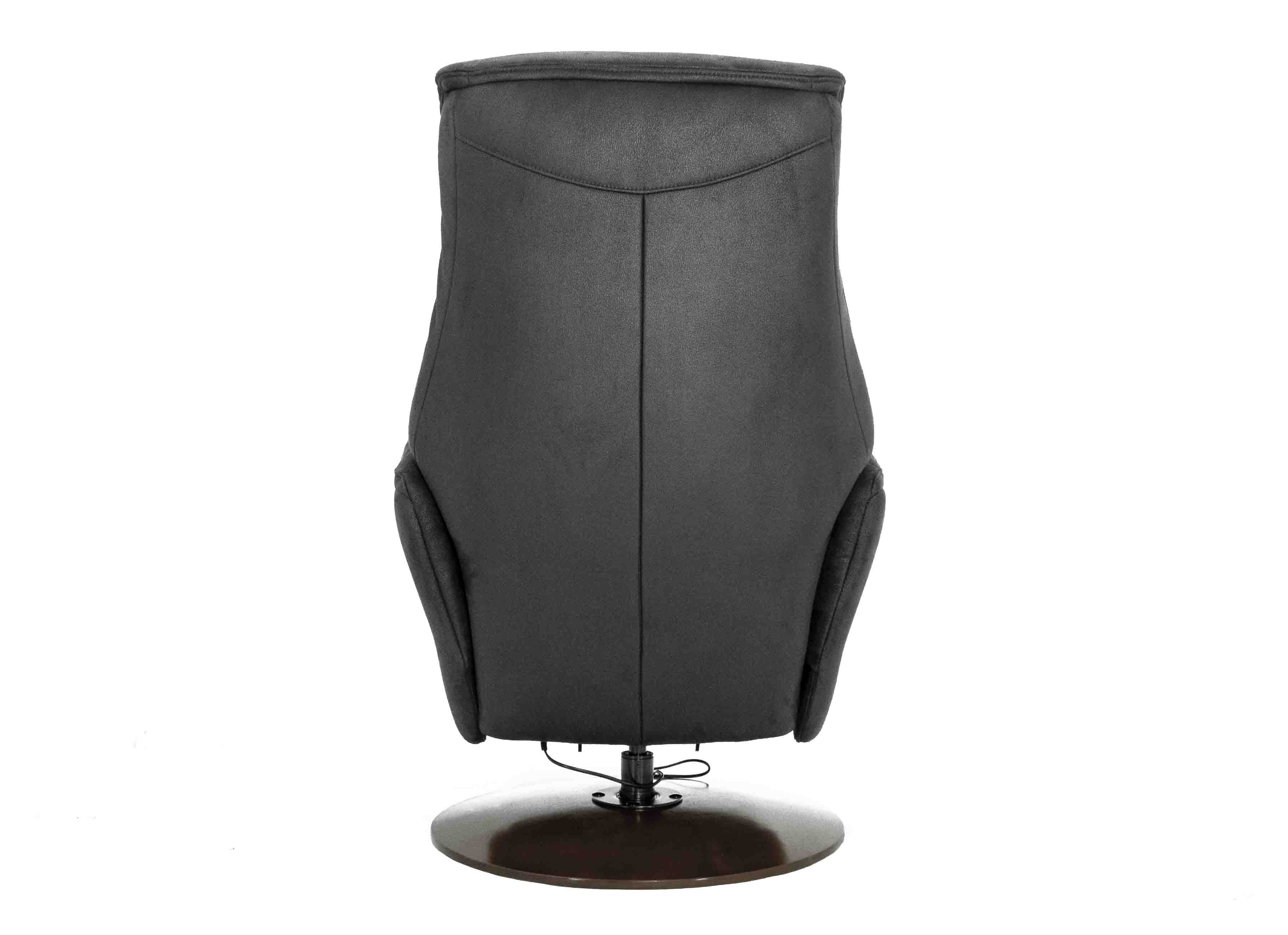 Кресло-реклайнер Falto Zero (2 мотора, zero, искусственный нубук, чёрный)