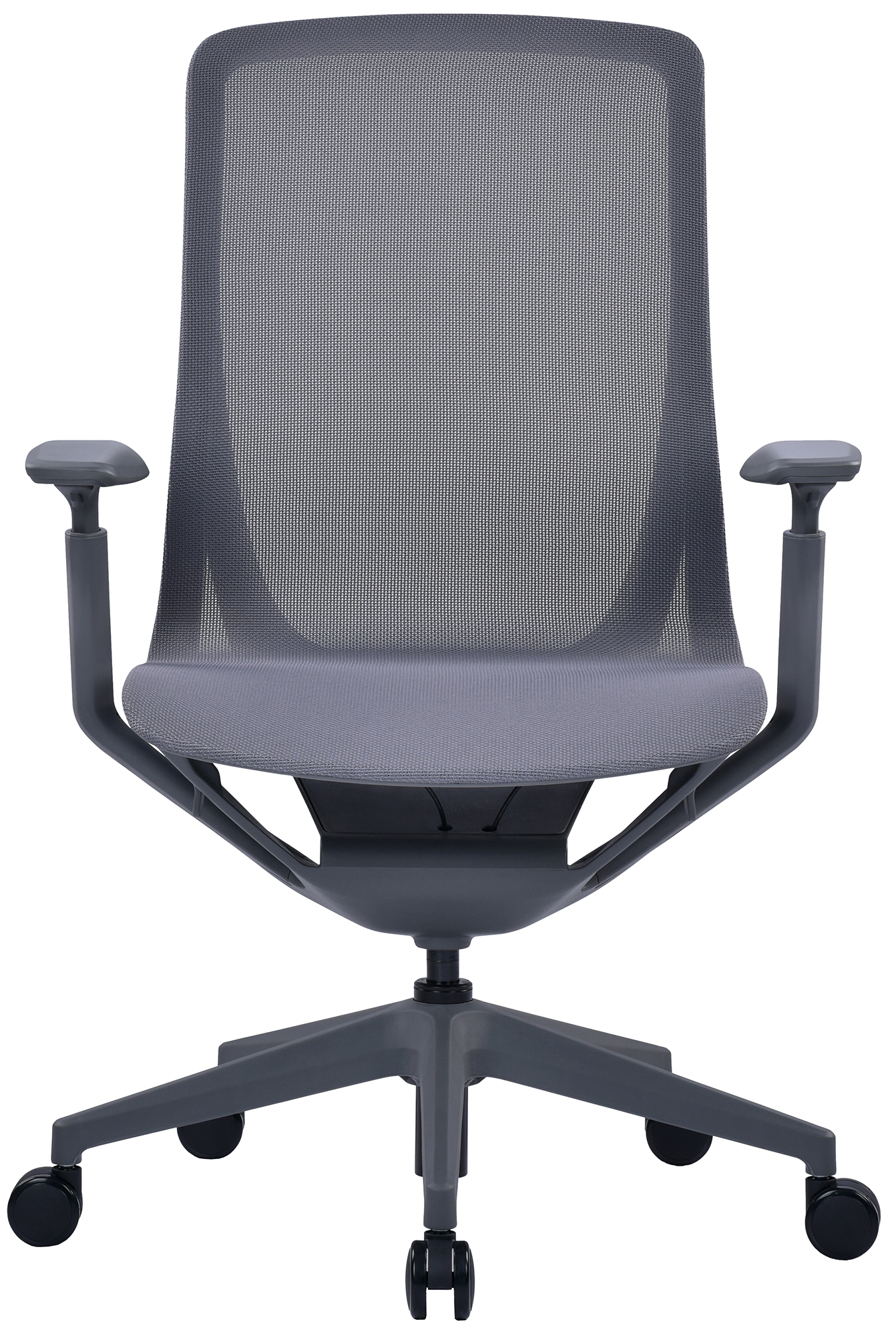 Эргономичное кресло Aria тёмно-серое