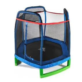 Батут DFC JUMP KIDS 7 ft синий, сетка (210 см)