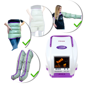 Лимфодренажный аппарат LymphaNorm Prior + 2 манжеты для ног (L) + талия (XL / XXL) + манжета для рук