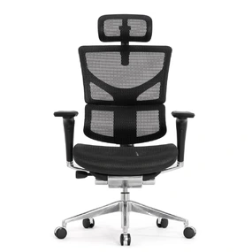 Эргономичное кресло Falto Sail 2 (динамичный поясничный упор, подлокотники 6D (360), сетка, чёрный)