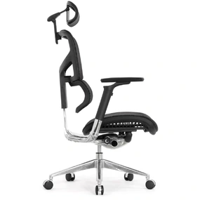 Эргономичное кресло Falto Sail 2 (динамичный поясничный упор, подлокотники 6D (360), сетка, чёрный)